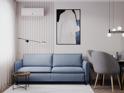 Фото № 1: Дизайн-проект двухкомнатной квартиры 39.76  м² Стиль Модернизм для ЖК Holland Park