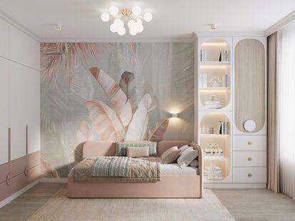 Фото № 3: Дизайн-проект трехкомнатной квартиры 90.1  м² Стиль Модернизм для ЖК Лесной квартал