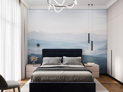 Фото № 3: Дизайн-проект двухкомнатной квартиры 36.09  м² Стиль Модернизм для ЖК Достижение