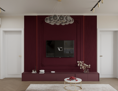 Фото № 5: Дизайн-проект четырехкомнатной квартиры 95.5  м² Современная классика для ЖК Фестиваль Парк