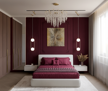 Фото № 6: Дизайн-проект четырехкомнатной квартиры 95.5  м² Современная классика для ЖК Фестиваль Парк