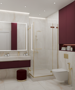 Фото № 2: Дизайн-проект четырехкомнатной квартиры 95.5  м² Современная классика для ЖК Фестиваль Парк