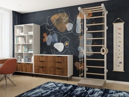 Фото № 1: Дизайн-проект трехкомнатной квартиры 64.74  м² Стиль Модернизм для ЖК Наука