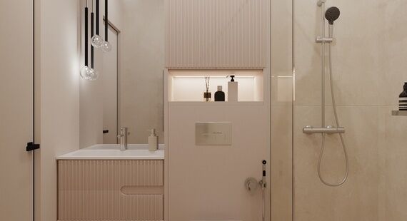 ЖК "Метрополия": готовый дизайн проект в стиле "Модернизм". Площадь 100.1 м² - фото №3