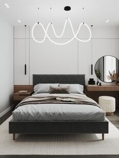 Фото № 4: Дизайн-проект трехкомнатной квартиры 79.13  м² Стиль Модернизм для ЖК в г. Мончегорск