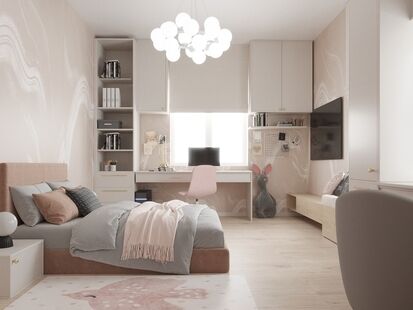 Фото № 6: Дизайн-проект дома/коттеджа 79.4  м² Стиль Модернизм для этажа частного дома в г. чехов