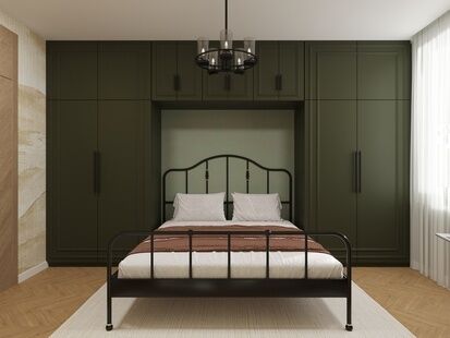 Фото № 1: Дизайн-проект четырехкомнатной квартиры 92.87  м² Стиль Модернизм для ЖК Московский