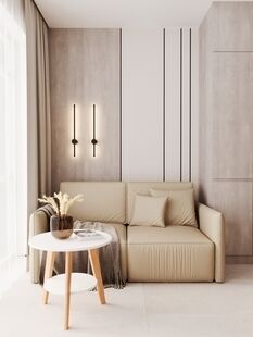 Фото № 4: Дизайн-проект трехкомнатной квартиры 77.4  м² Стиль Контемпорари для ЖК Сказка