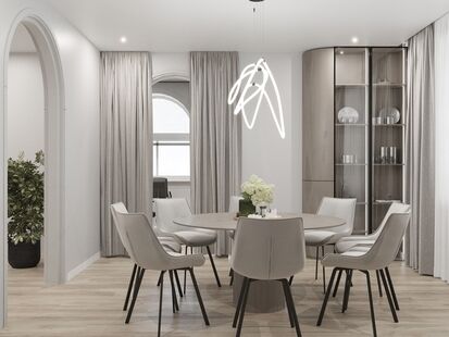 Фото № 3: Дизайн-проект дома/коттеджа 144.42  м² Современный стиль для этажа дома в г. нальчик