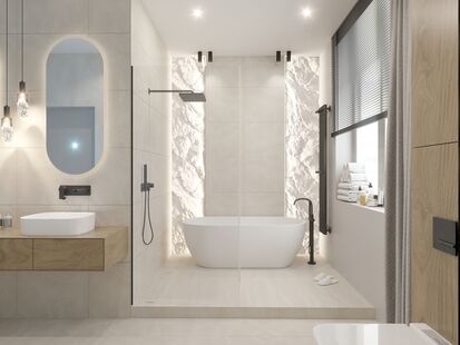 Фото № 5: Дизайн-проект дома/коттеджа 144.42  м² Современный стиль для этажа дома в г. нальчик