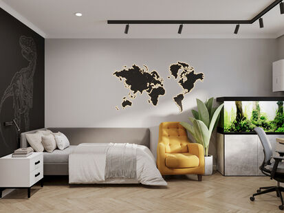 Фото № 5: Дизайн-проект четырехкомнатной квартиры 80.11  м² Стиль Модернизм для ЖК Лучи