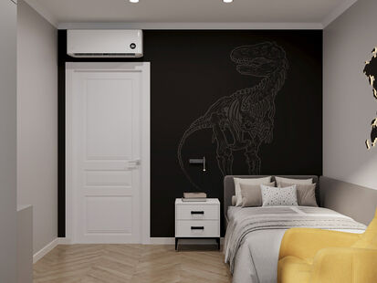 Фото № 4: Дизайн-проект четырехкомнатной квартиры 80.11  м² Стиль Модернизм для ЖК Лучи