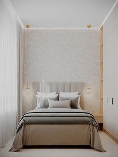 Фото № 2: Дизайн-проект трехкомнатной квартиры 60.9  м² Современный стиль для ЖК Скандинавия